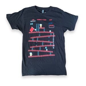 MENS DONKEY PONG GRAPHIC TEE SIZE SMALL